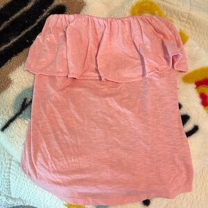 Lilly Pulitzer Strapless Ruffle Top EUC